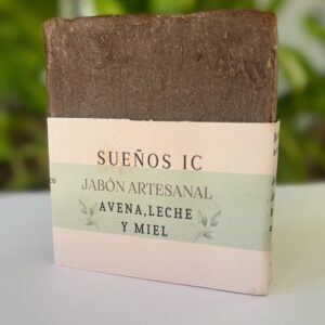 Jabón Artesanal Avena Leche y Miel