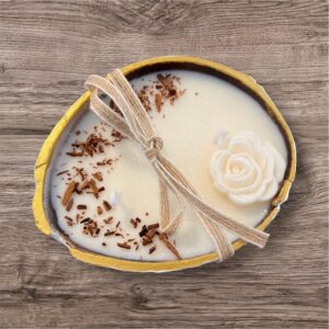 Velas Aromáticas En Casco De Coco